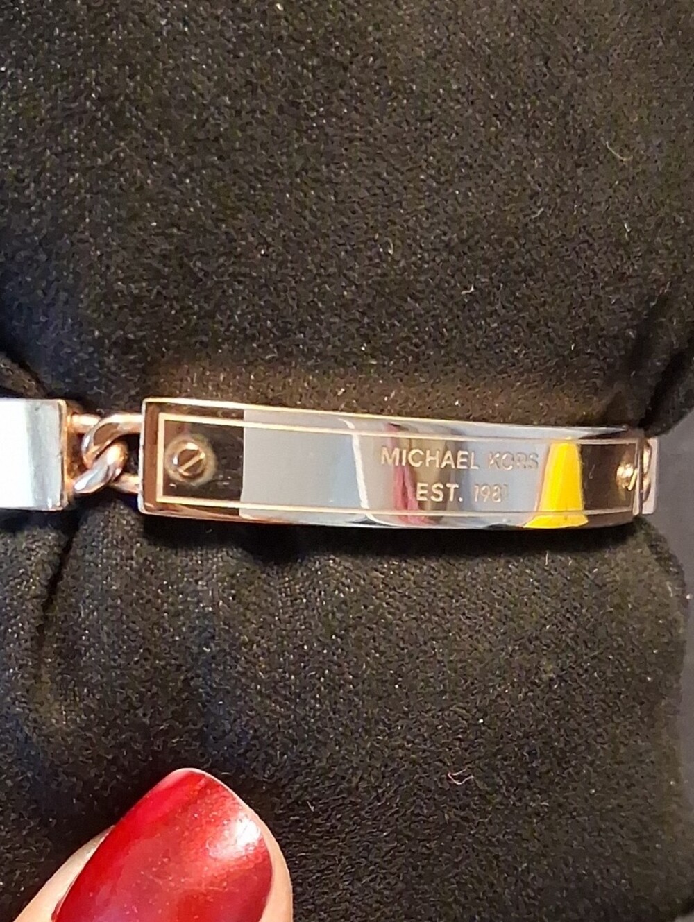 Michael Kors Rose Gold ID Bracelet